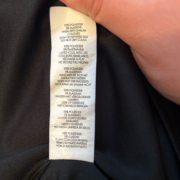 Plus size off shoulder little black dress - Picture 7 of 9